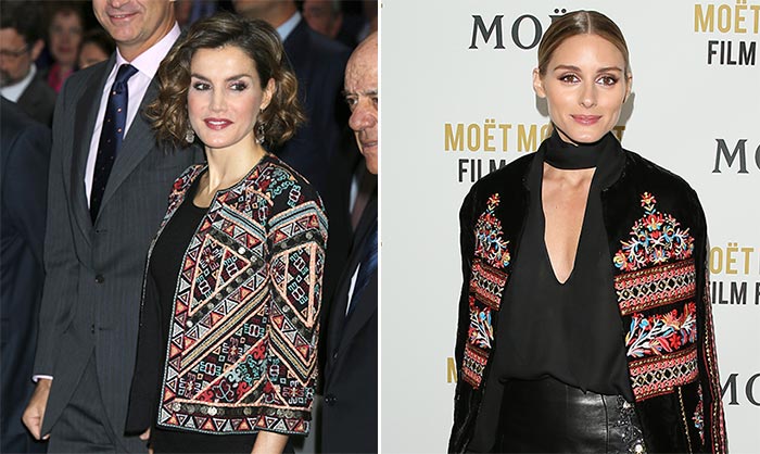 Olivia Palermo y doña Letizia