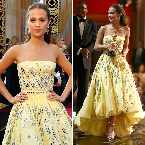 Alicia Vikander, consigue un Oscar: El estilo nórdico ha llegado a Hollywood