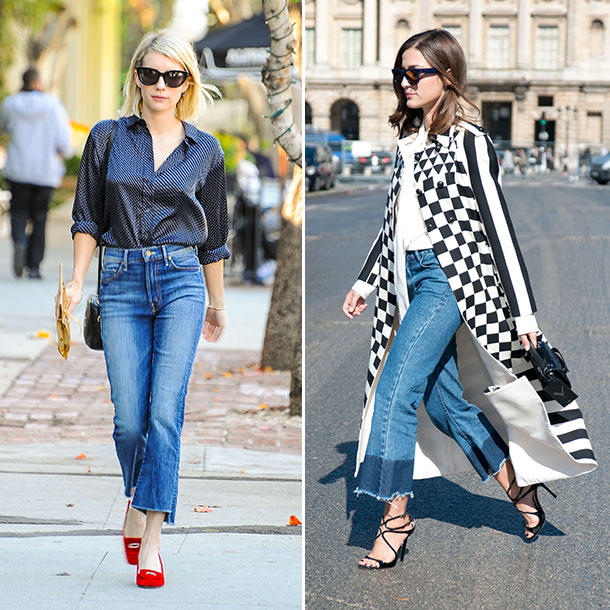Manual de estilo: Así se llevan los 'cropped flared jeans'