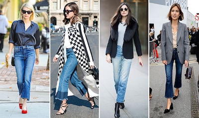 Manual de estilo: Así se llevan los 'cropped flared jeans'