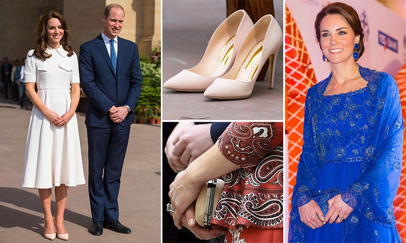 Duquesa de Cambridge: Foto a foto, todos los 'looks' en su viaje a India y Bután