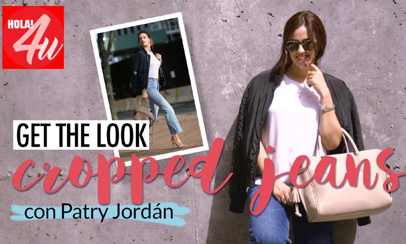 Patry Jordán nos enseña cómo llevar unos 'cropped jeans' en nuestro canal HOLA!4u