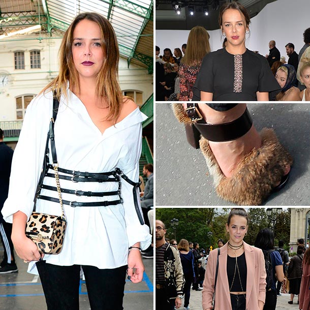 Pauline Ducruet marca estilo en la semana de la moda... ¡'real'!