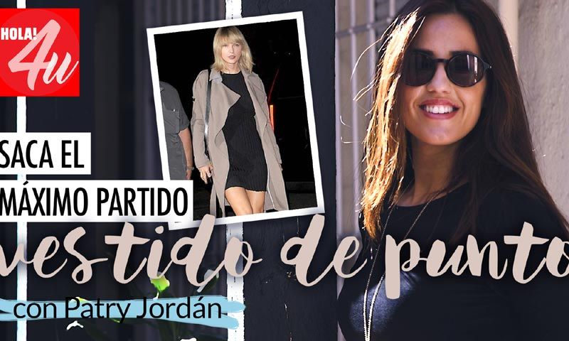 Cómo sacar partido a un vestido de punto, por Patry Jordán en HOLA!4u