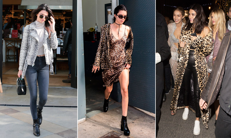 Guía de estilo: Cómo convertirse en la reina del 'animal print', por Kendall Jenner