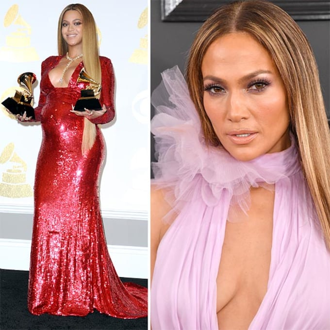 'Rojo Beyoncé', 'malva JLo', 'verde Adele'... Escalera de color en los Grammy