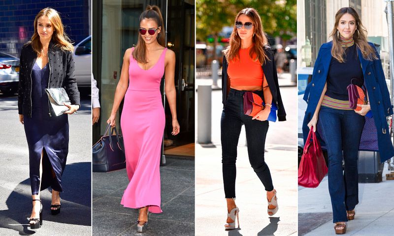Toda una semana en plataformas! 7 Días/7 'looks', por Jessica Alba - Foto 1