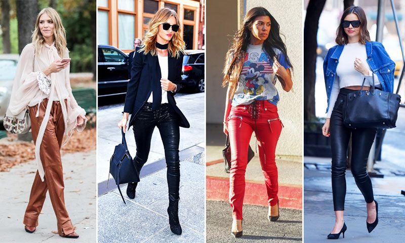 ¿Adiós, 'jeans'? Llega el reinado de los pantalones de piel