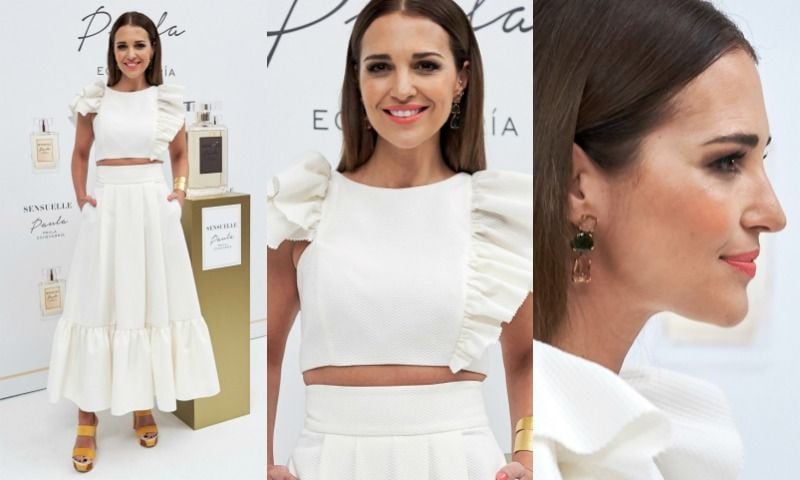 Paula Echevarría, 'look' romántico frente a la tormenta