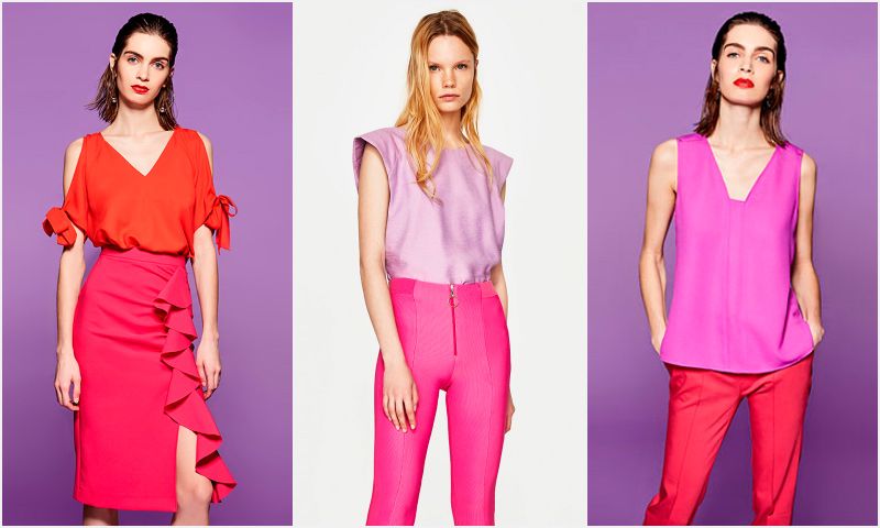 El 'color block' perfecto sólo tiene una clave: el fucsia