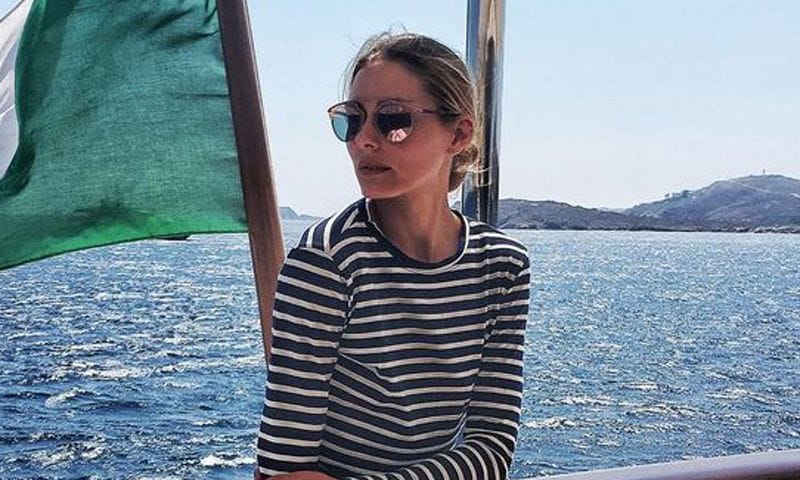 La camiseta de rayas perfecta, por Olivia Palermo