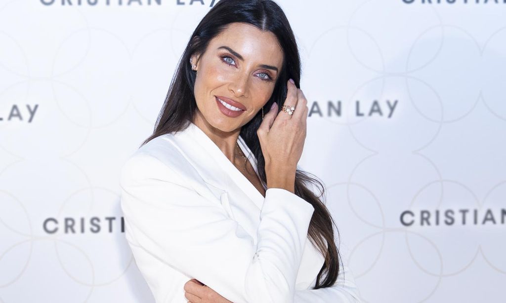 Pilar Rubio con mono blanco 