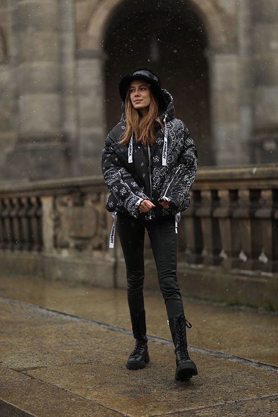 outfit de invierno con botas