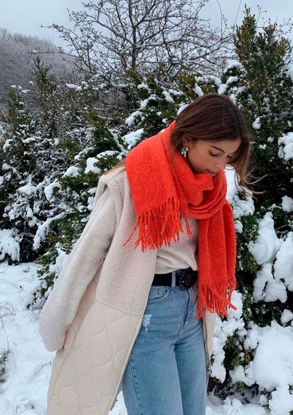 como poner una bufanda