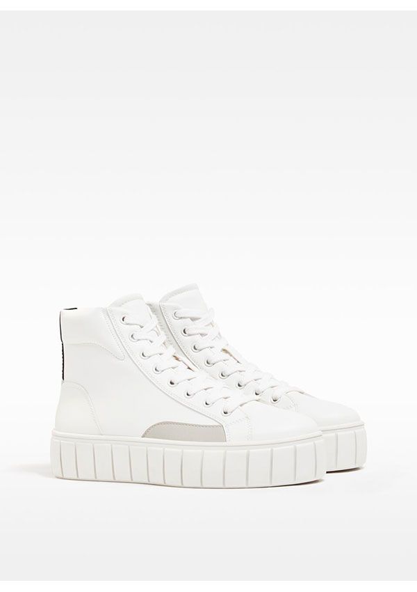 Buy bambas blancas plataforma cheap online
