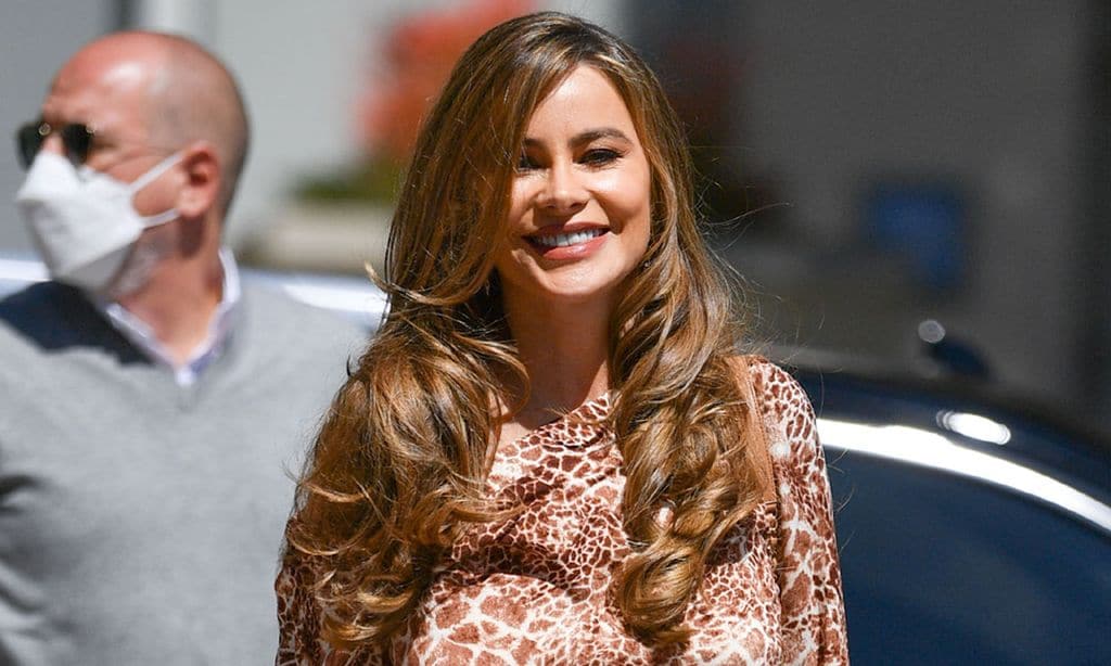 La transformación de Sofia Vergara ante las cámaras: del mono 'leopardo' al vestido de alfombra roja