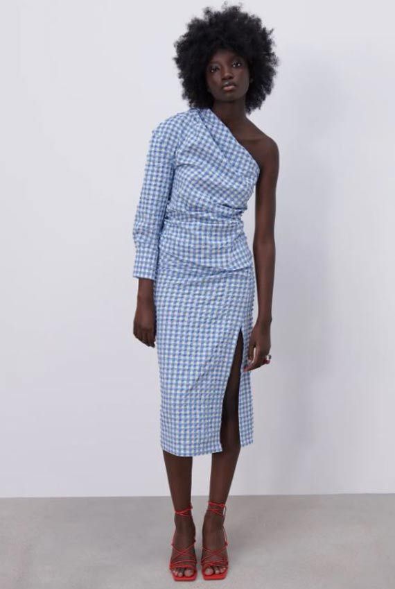 Vichy y no visto, así es este vestido de Zara que lo está petando en las  rebajas | CUORE