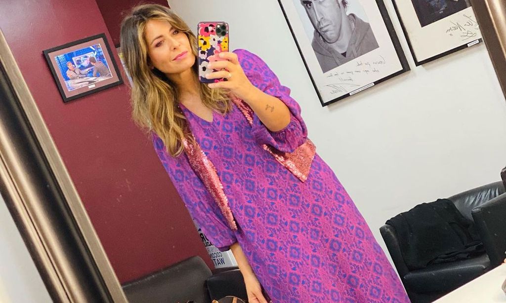 Vestido bohemio y mucho 'brilli brilli': Nuria Roca arriesga y gana