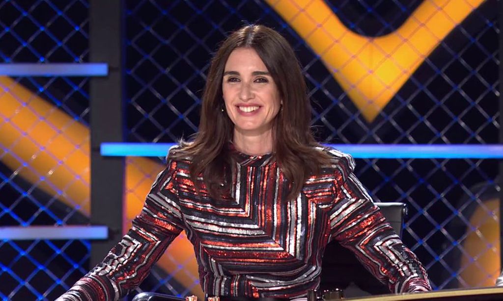 Paz Vega en Mask Singer con un vestido de The 2nd Skin Co. 