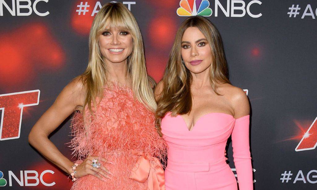 Sofía Vergara y Heidi Klum, duelo de estilo televisivo con cuatro looks de impacto