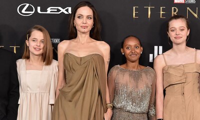 Angelina Jolie le presta a su hija Zahara el vestidazo viral que llevó en los Oscar hace 7 años