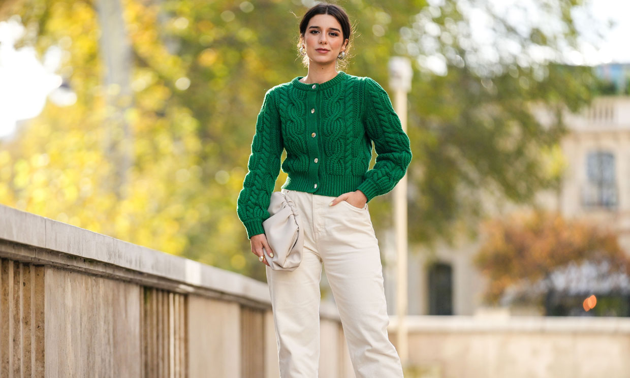 Diez formas muy estilosas de combinar tus vaqueros blancos esta primavera