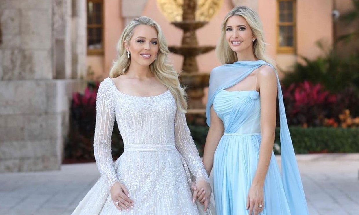 Ivanka Trump se transforma en Grace Kelly para la boda de su hermana Tiffany