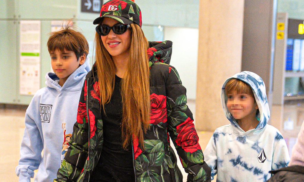 Shakira en el aeropuerto
