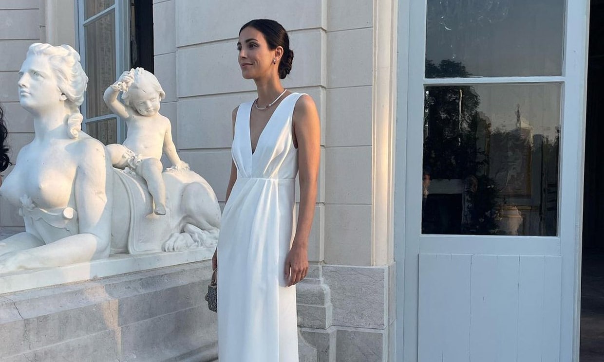 Sassa de Osma se viste de novia con Dior para la gala de Chaumet