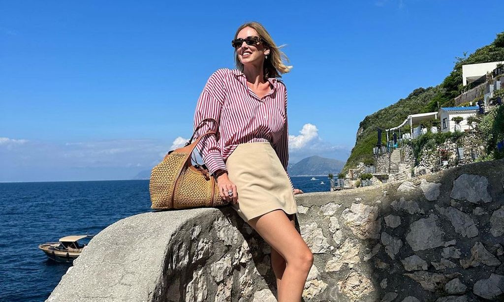 Los básicos de Zara y Mango que Chiara Ferragni ha llevado en su maleta a Capri