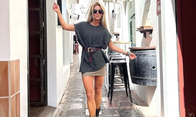 Amelia Bono presume de piernas tonificadas en Marbella con sus estilismos ‘made in Spain’