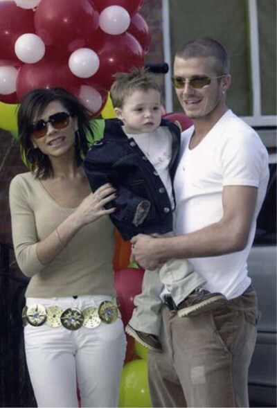 David Beckham y Victoria Adams celebran el cumpleaños de su hijo Brooklyn