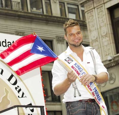 Ricky Martin, rey del desfile de las estrellas en el Día de Puerto Rico