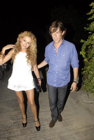 Paulina Rubio y Nicolás Vallejo Nágera, primer verano de casados en Ibiza