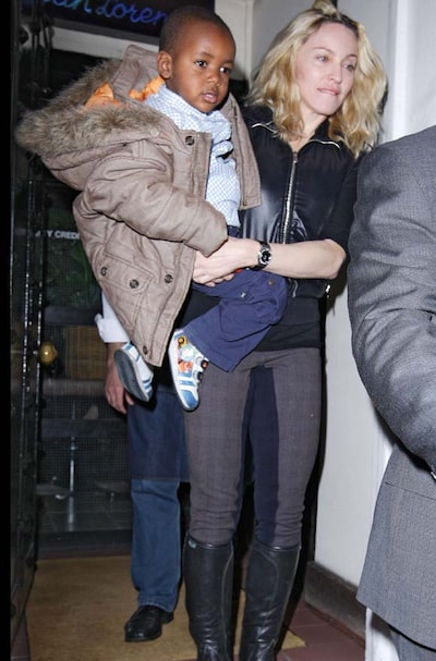Madonna, cena familiar con sus tres hijos en Londres
