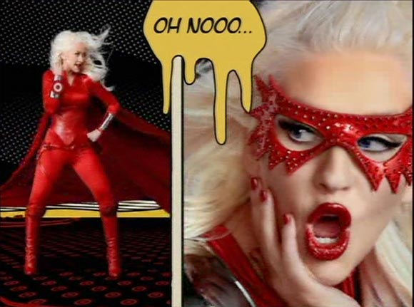Christina Aguilera se convierte en super heroína para conquistar el mundo con su nuevo disco