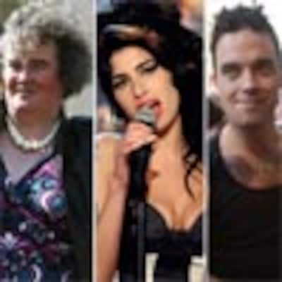 Susan Boyle, Amy Winehouse, Robbie Williams... perdidos en el camino de la fama