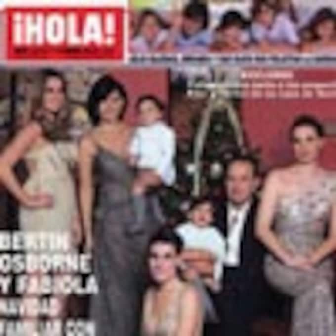 Exclusiva en ¡HOLA!: Bertín Osborne y Fabiola, Navidad familiar con todos sus hijos