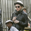 El cariñoso reencuentro de Madonna con sus hijos en pleno set de rodaje en Londres 