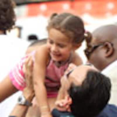 Jennifer López y Marc Anthony, tarde de juegos, fútbol y espectáculo con su hija Emme