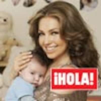 Esta semana en ¡HOLA!, Thalía nos presenta a su hijo Matthew Alejandro junto a su marido, Tommy Mottola