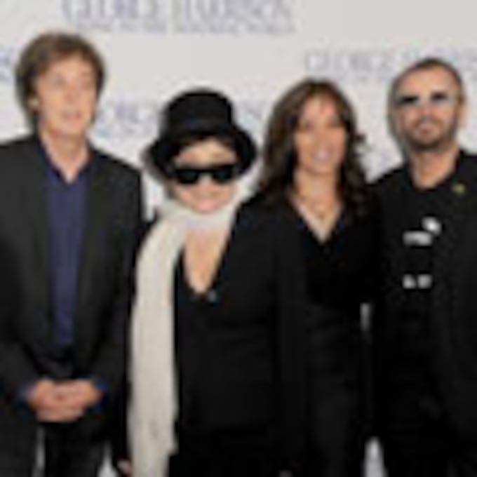 La emoción de la viuda y de los ex Beatle en el homenaje a George Harrison