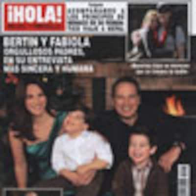 En ¡HOLA!: Bertín y Fabiola, orgullosos padres, en su entrevista más sincera y humana