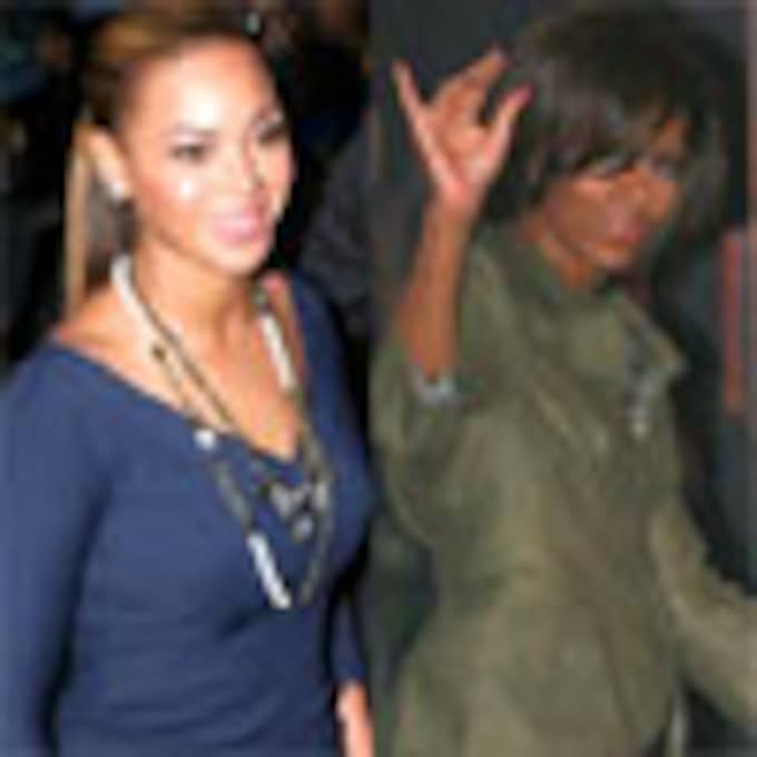 Beyoncé Knowles presume de curvas durante una cena con Michelle Obama y Robert De Niro