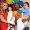 Mariah Carey pone al mal tiempo buena cara y deja ver su lado más infantil junto a su familia