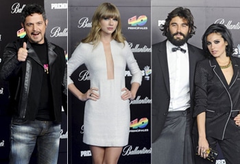 Actuaciones estelares, 'looks' atrevidos y desfile de parejas en los Premios 40 Principales