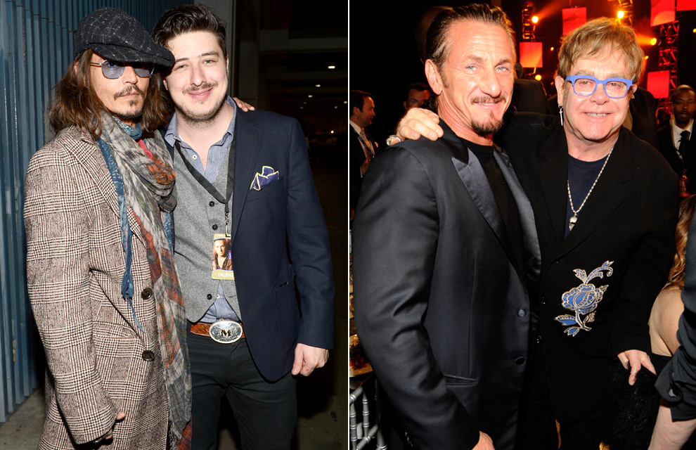 ¿Qué hacían juntos Johnny Depp, Katy Perry, Juanes y Sean Penn?