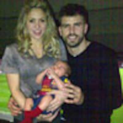 Primera foto de Shakira y Piqué con el pequeño Milan