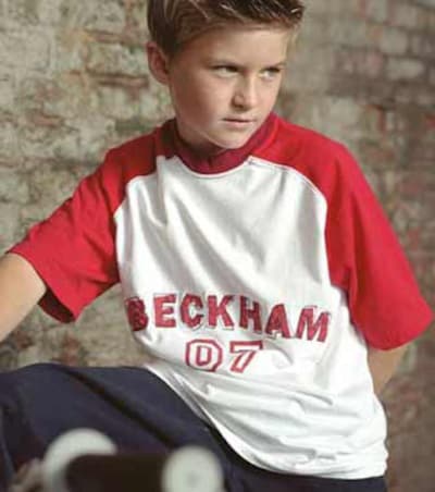 David Beckham presenta su colección para niños