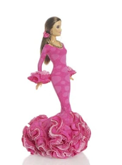 'Barbie' se viste de flamenca